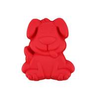 Safe and wholesome food grade children love oven lovely dog silicone cake 3d molds