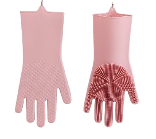 gloves silicon cleaning glove New Design Anti-Slip Kitchen Gloves Reusable Brush Scrubbing Multipurpose