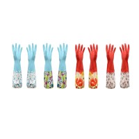 Wholesale Dishwashing Household Cleaning Kitchen Rubber Glove Kitchen Washing Gloves